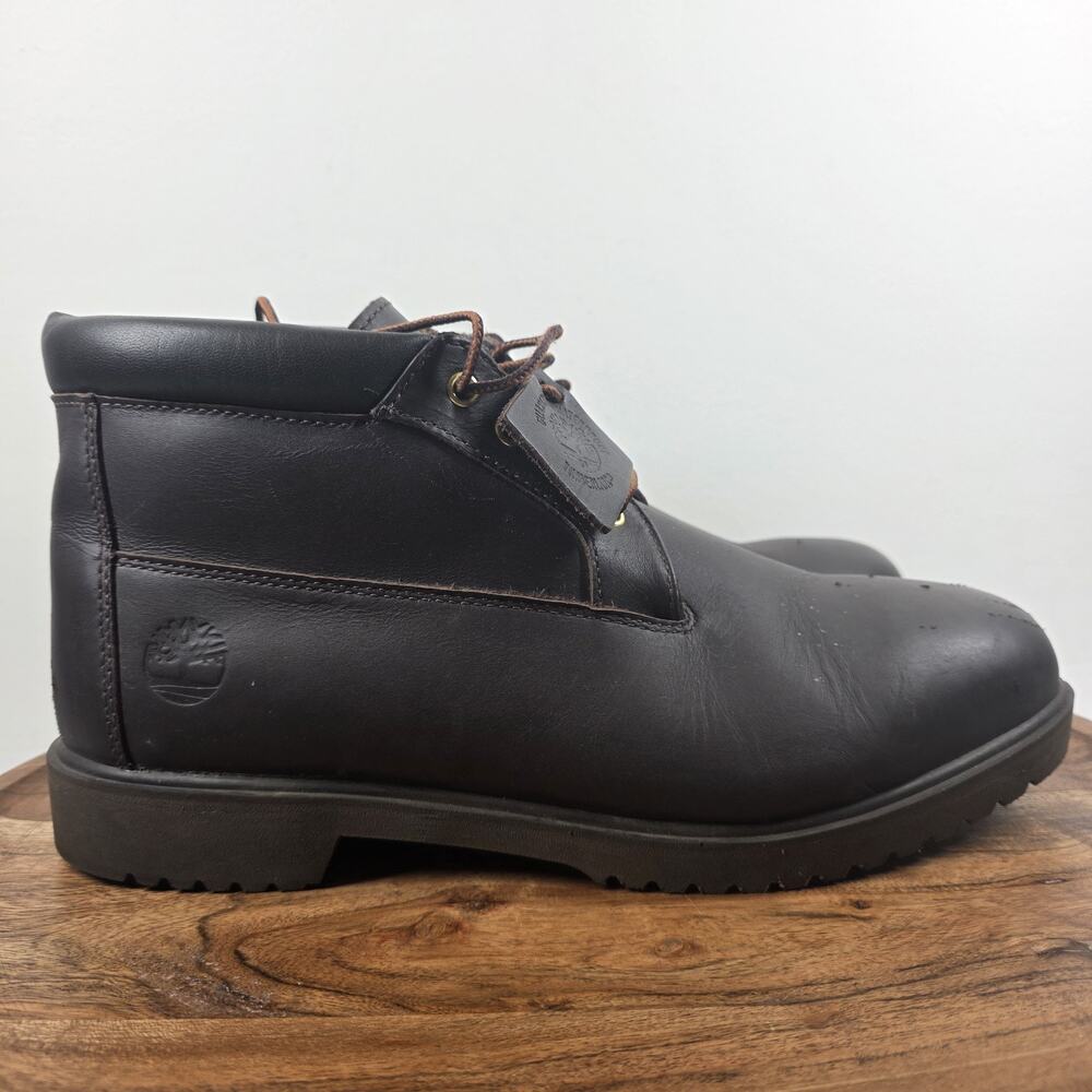 Timberland 1973 Newman Mens Dark Brown Size 12 Waterproof Leather Chukka Boots